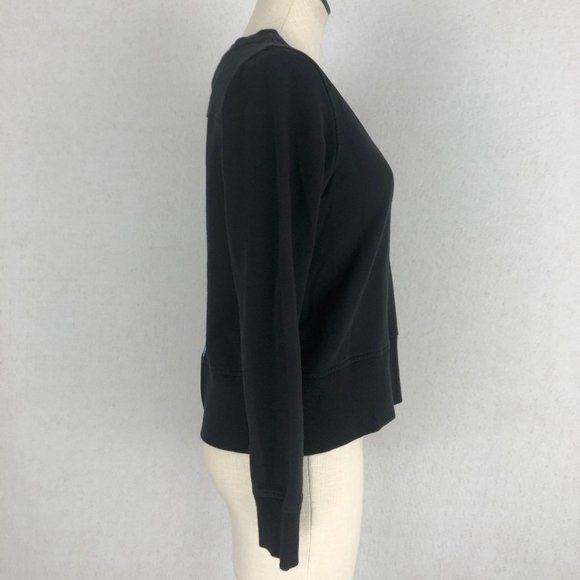 Puma Black Open Back Sweatshirt Women's Size Small Zipper Back Crewneck SAMPLE - Picture 5 of 10